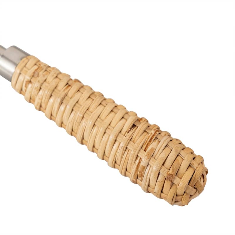 Set of 4 Stainless Steel & Wood Handle Cheese Set
