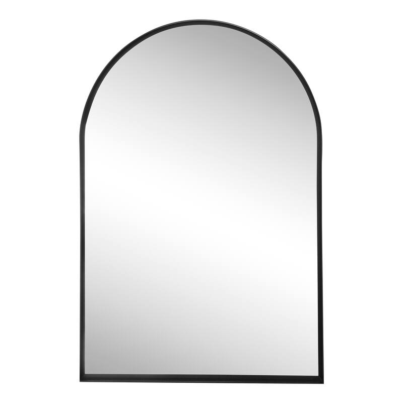 JONATHAN Y Elodie Arched Metal Framed Wall Mounted Mirror