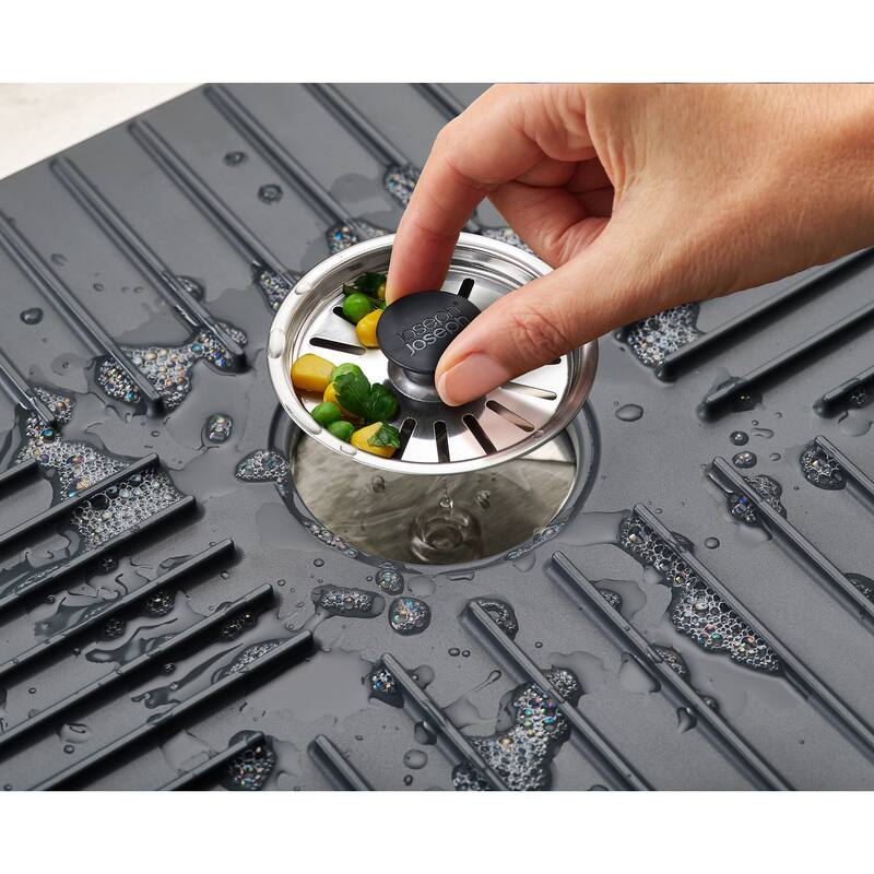 Joseph Joseph SinkShield Large Sink Protecting Mat with Draining Plug