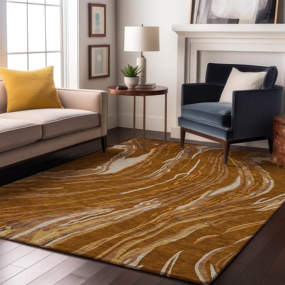 Premium Washable Super Soft Abstract Contemporary Mayfield Rug