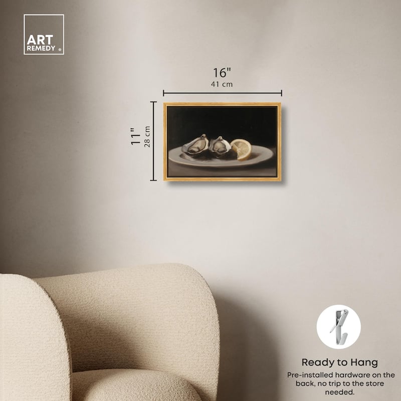 Manet's Oysters Canvas by Art Remedy