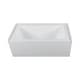 preview thumbnail 7 of 145, Fine Fixtures Acrylic-Fiberglass Soaking Bathtub, White. Alcove/Apron Front