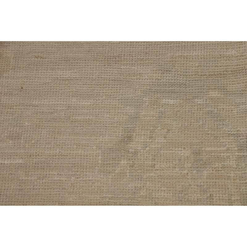 Oushak Turkish Area Rug Vegetable Dye Handmade Wool Carpet - 9'3"x 12'2"