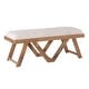 preview thumbnail 3 of 7, Linon Bonney Boho Upohostered Entryway Bench