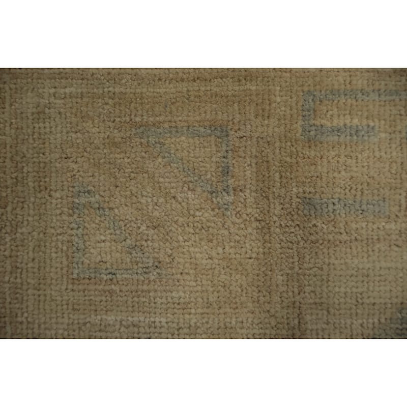 Hand Knotted Oriental 100% Wool Carpet Transitional Floral Navy Blue & Blues Khotan Area Rug - 5' 10'' X 4' 0''