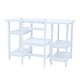 preview thumbnail 6 of 4, Fantasy Fields - Kids Wooden Desk & Chairs Set - White - 40"W x 17.5"L x 25.5"H