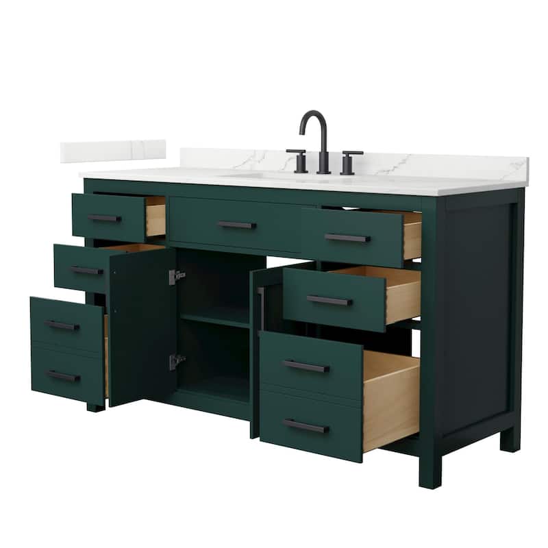 Wyndham Collection WCG2424-60S-QTZ-US3MXX Beckett 60" Free Standing