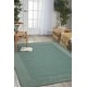 preview thumbnail 10 of 17, Nourison Ripple Area Rug 3'6" x 5'6" - Azure Blue - Rectangle