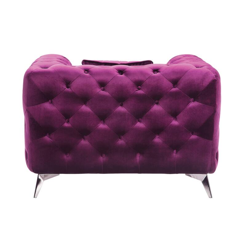 Sabolle Tuxedo Arm Accent Chair