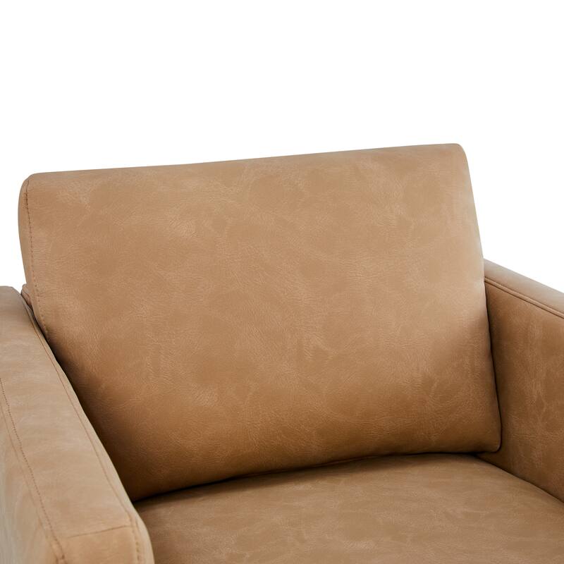 Tovara Vegan Leather Arm Chair by Greyson Living