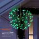 Alpine Corporation 16"H Indoor Holiday 3D Snowflake Hanging Ornament with LED Lights