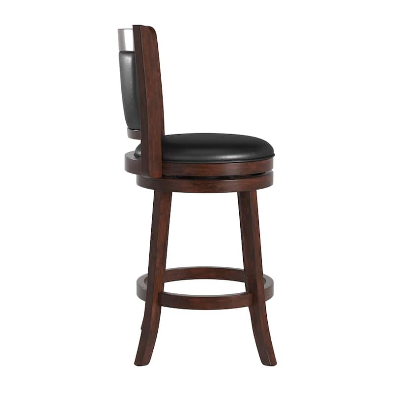 Verona Swivel High Back Counter Height Stool by iNSPIRE Q Classic