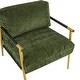 preview thumbnail 48 of 63, 27.56" Modern Accent Chair with Plush Cushions, Metal Frame, and Wooden Armrest Design -for Living Room, Bedroom