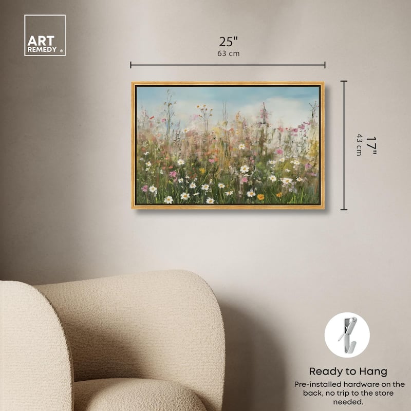 Glimmering Glade Garden I Canvas by Art Remedy