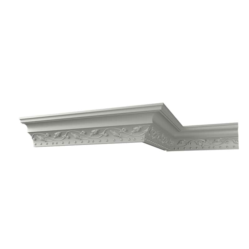 3 1/8"H x 3"P x 4 1/4"F x 96"L Killeen Crown Moulding - 1-Pack