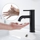 preview thumbnail 13 of 13, FORIOUS Bathroom Faucet 1-handle Single Hole Mid-arc Bathroom Sink Faucet Black