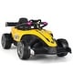 preview thumbnail 5 of 12, 12V Kids Ride on Electric Formula Racing Car with Remote Control - 50.2" x 28.7" x 19.3" (L x W x H) Yellow