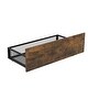 preview thumbnail 15 of 14, Twin Over Twin Metal Frame Kid'S Bunk Bed With 2 Drawers