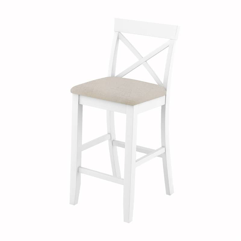3PCS Counter Height Wood Bar Dining Set