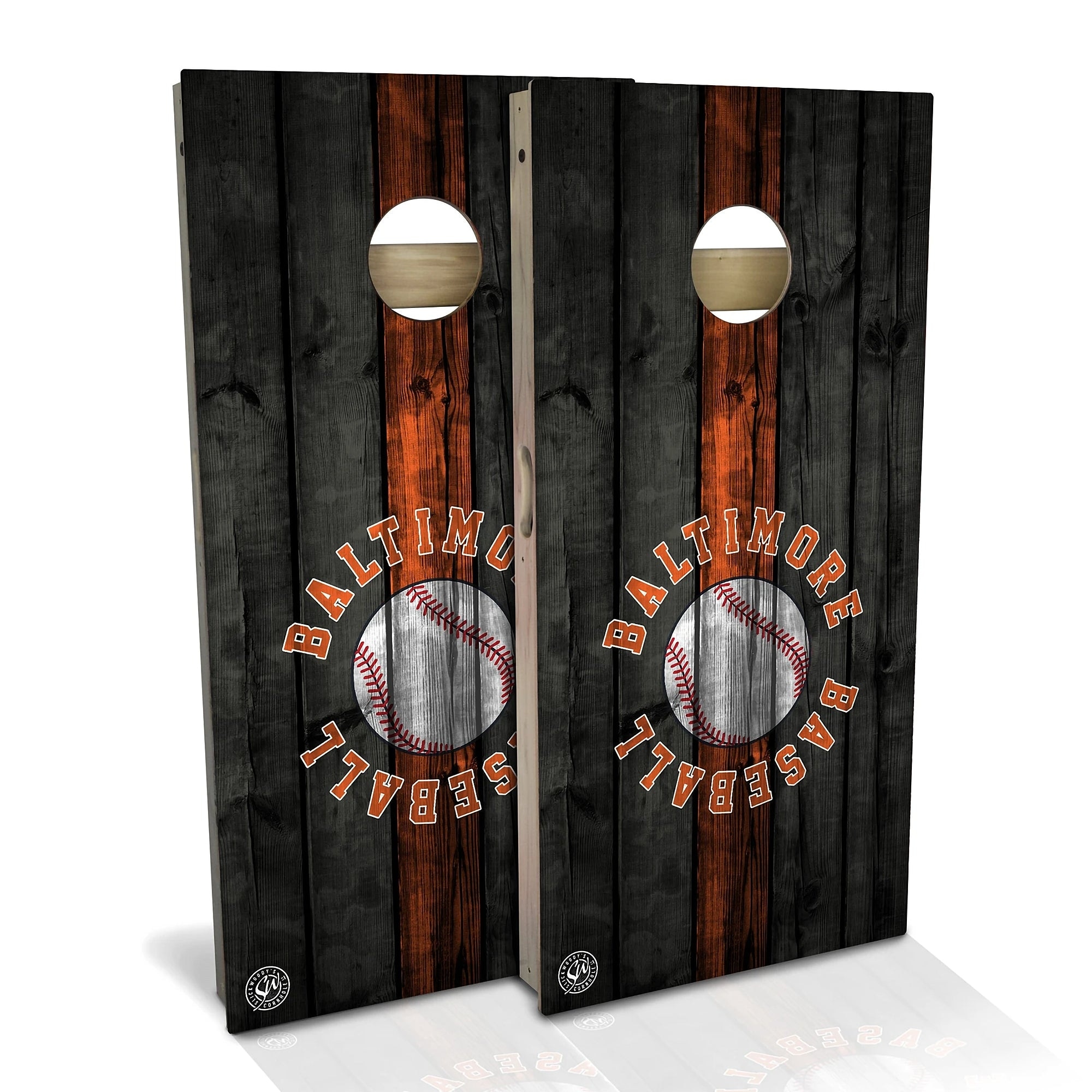Baltimore Baseball Outdoor Cornhole Board Set