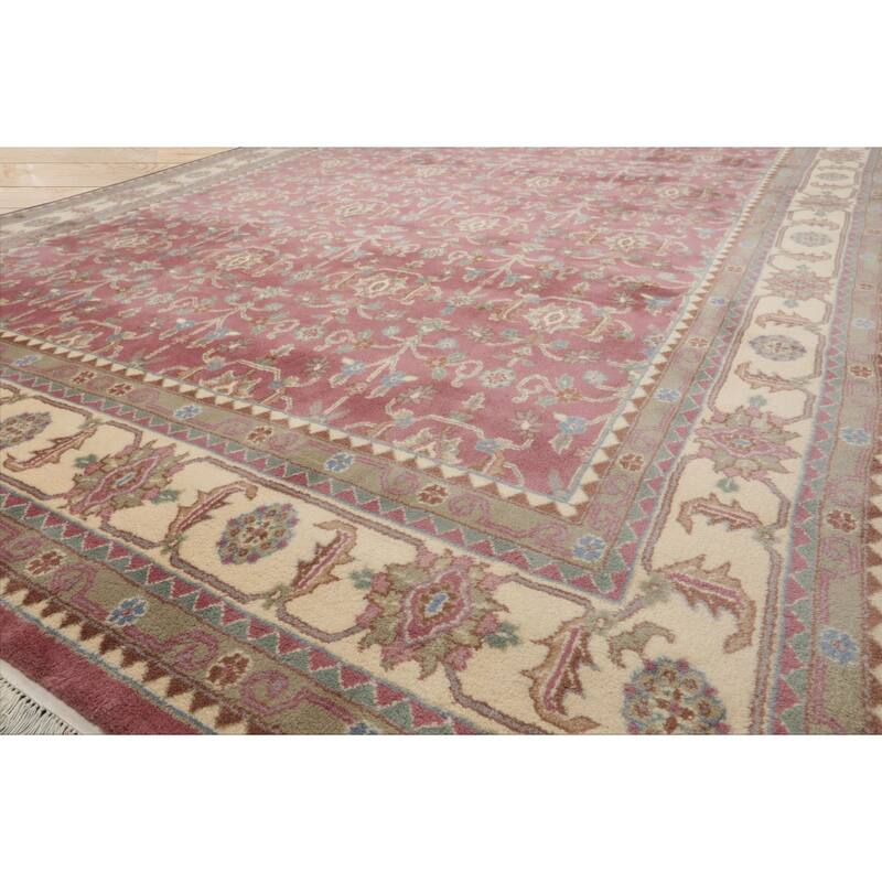 8x10 Hand Knotted New Zewland Wool Agra Plush Pile Pande Cameron Rug - 8' x 10'