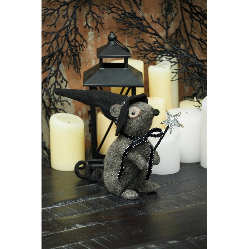 Wooly Mouse Witch Halloween Figurine