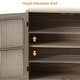 preview thumbnail 14 of 55, Filippo Traditional Rattan 3-Door Sideboard Cabinet by HULALA HOME