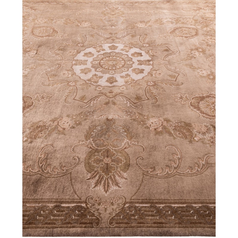 Overdyed One-of-a-Kind Hand-Knotted Area Rug - Beige - 8' 2" x 11' 4"