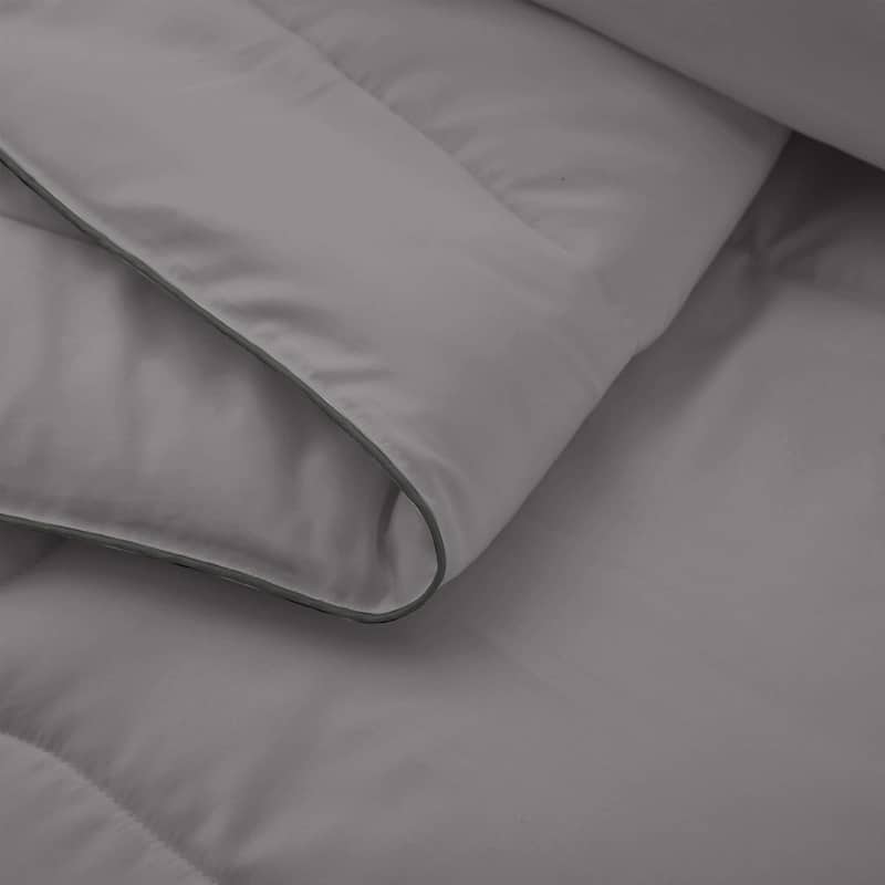 3 Piece Reversible Silky Luxury Soft Satin Comforter with 2 Satin Pillowcases