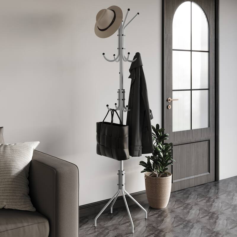 CraftPorch Contemporary Freestanding Metal Coat Rack - N/A