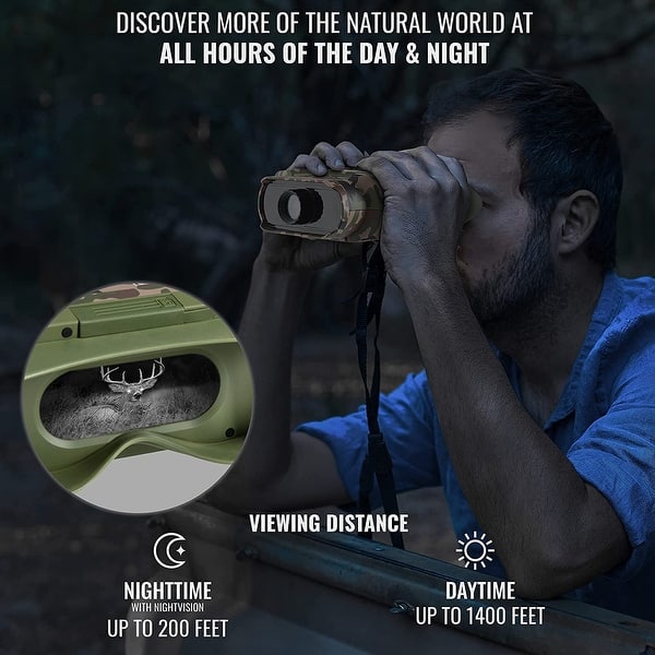 Hike Crew Camouflage Digital Night Vision Binoculars Camo Bed Bath