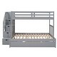 preview thumbnail 20 of 38, Twin over Twin/Full Bunk Bed with Twin Size Trundle