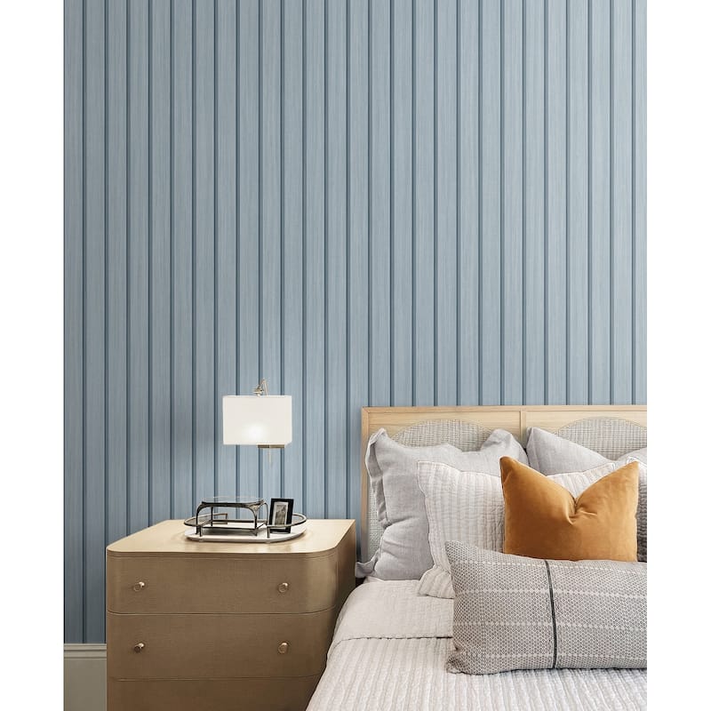 Stacy Garcia Home Faux Wooden Slats Peel and Stick Wallpaper