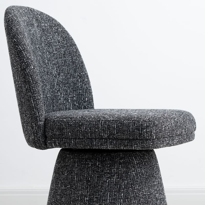 Upholstered Swivel Dining Chair(Set of 4)