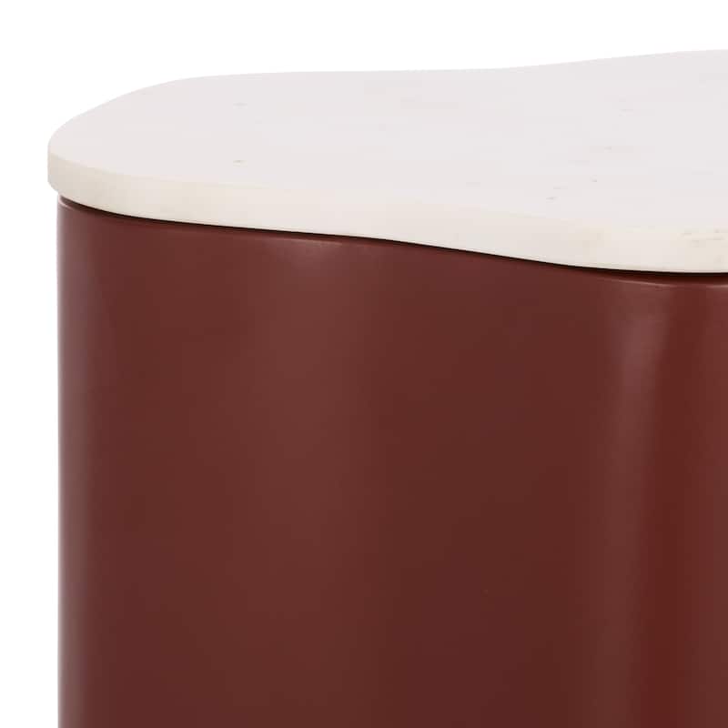 SAFAVIEH Home Kanon Accent Table, Fully Assembled - 22"W x 16"D x 25"H