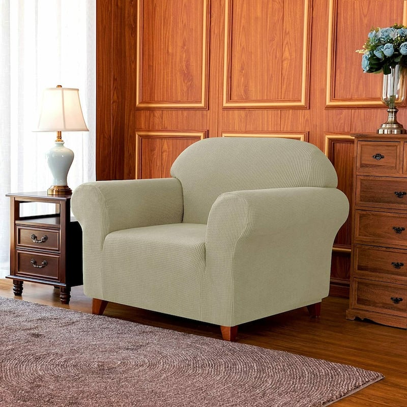 Subrtex Stretch Armchair Slipcover 1 Piece Spandex Furniture Protector
