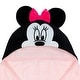 preview thumbnail 2 of 3, Lambs & Ivy Disney Baby Minnie Mouse Pink Cotton Hooded Baby Bath Towel