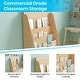 preview thumbnail 3 of 10, Commercial 4 Shelf Birch and Poplar Plywood Book Display Stand for Kids