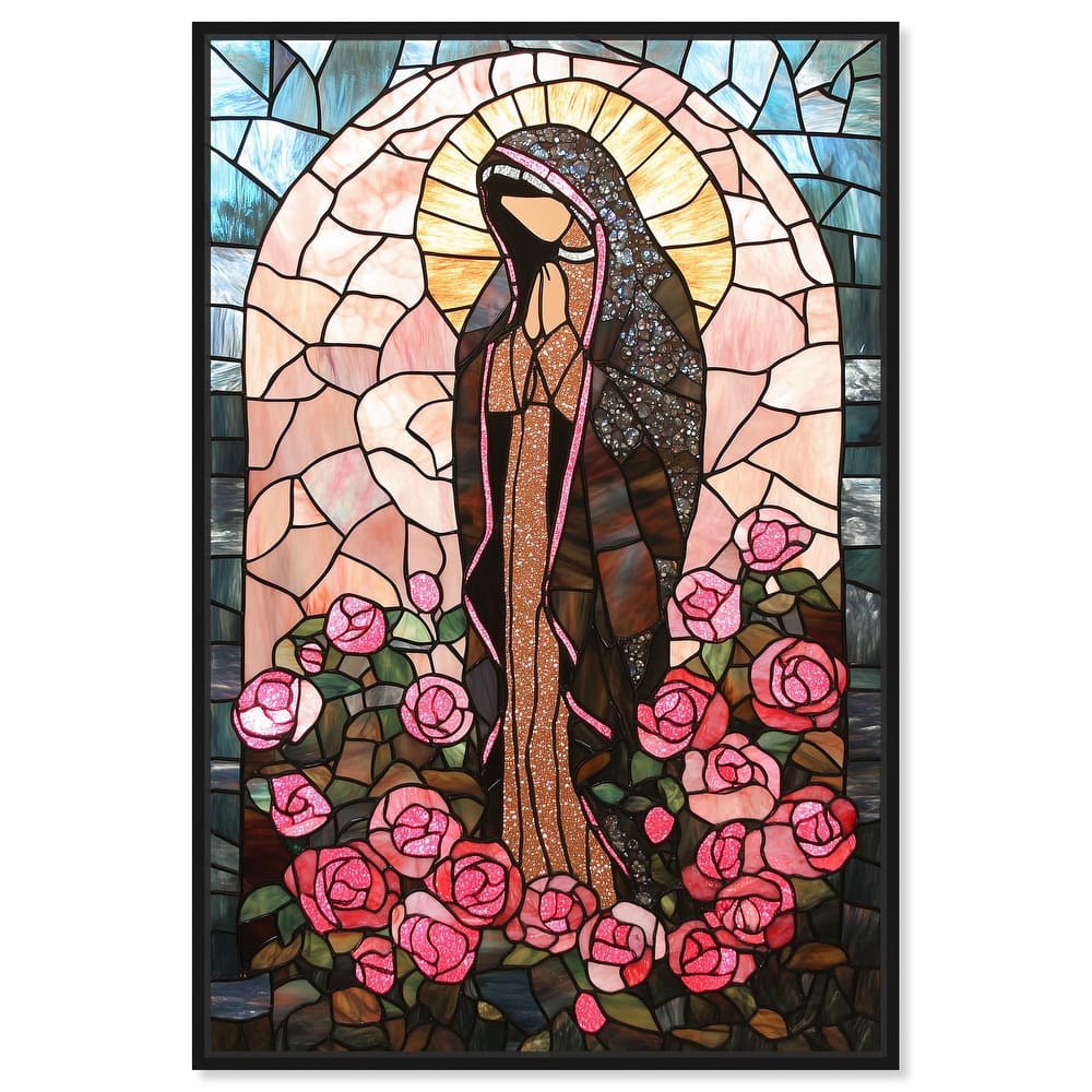Glass Rosarium Guardian Canvas by Art Remedy