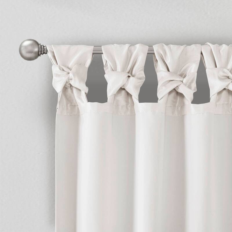 Madison Park Emilia Twist Tab Total Blackout Window Curtain Panel