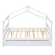 preview thumbnail 4 of 43, Full Size House-Shaped Daybed with 2 Drawers - Space-Saving Wooden Bed for Kids
