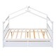preview thumbnail 4 of 32, Multifunctional Design Full Size House Bed with Drawers