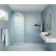 preview thumbnail 6 of 9, Glass Warehouse ARC-FL-34 Maven 86-3/4" High x 34" Wide Shower Screen