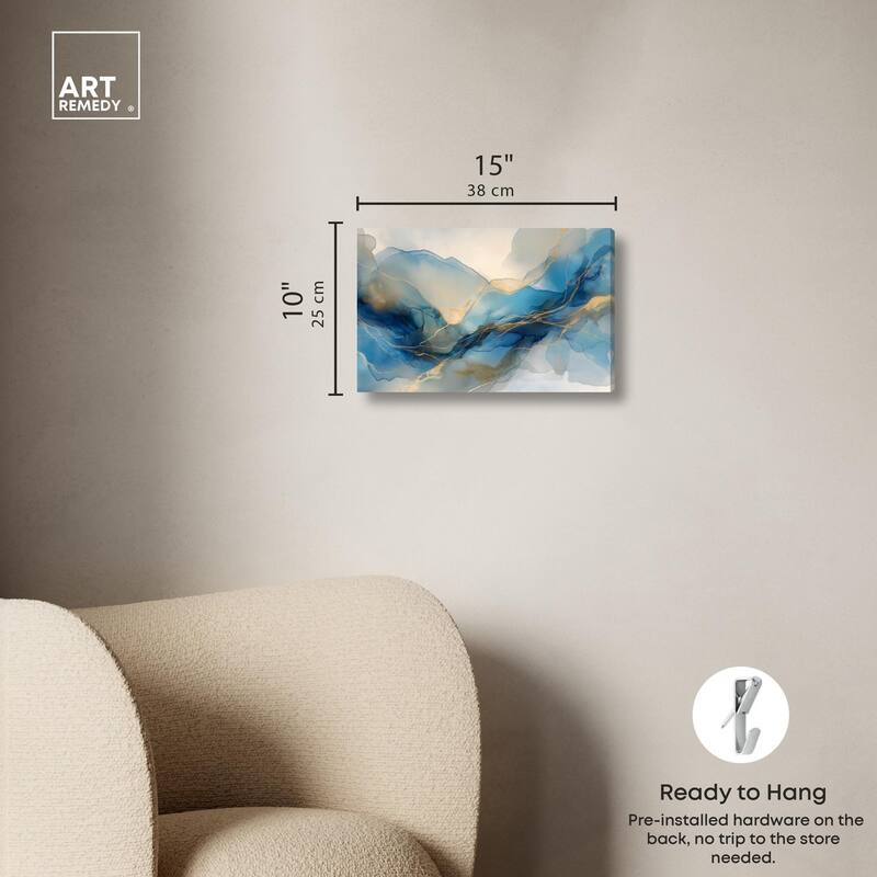 Postmodern Flow II Canvas by Art Remedy, Gallery Wrapped