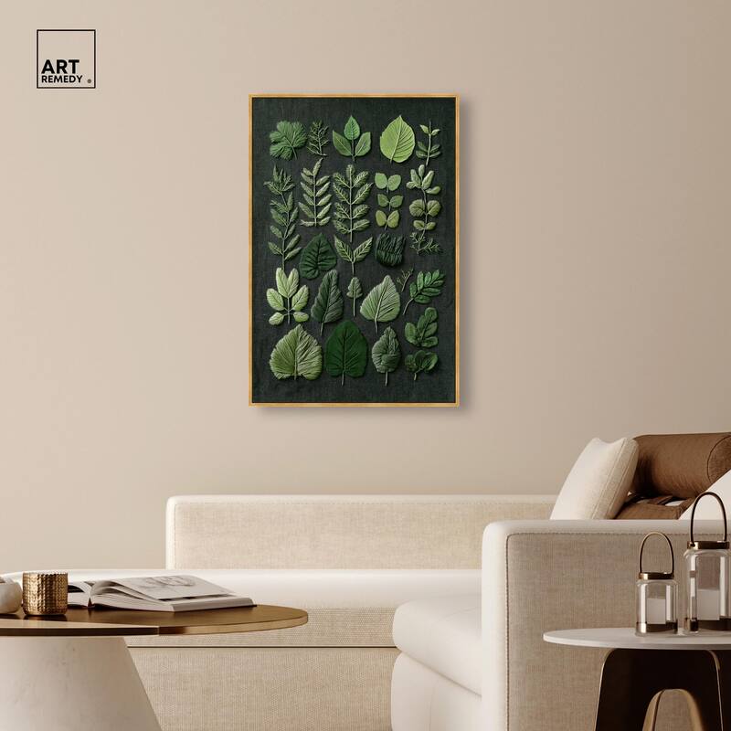 Leaf Library III Canvas by Art Remedy