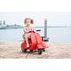 preview thumbnail 29 of 67, 6V Licensed Vespa Scooter Motorcycle with Side Car for Kids - Classic Design & Safe Fun