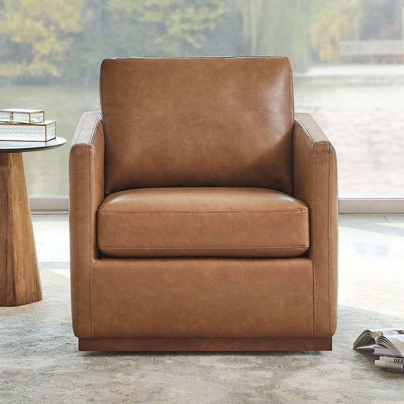 Spruce & Spring Shane Modern Swivel Accent Arm Chair