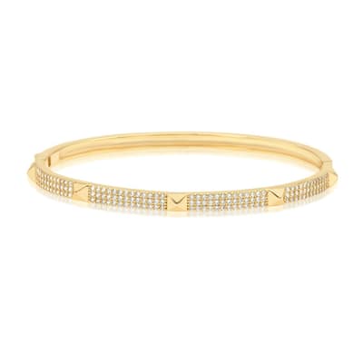 SHYMI Pave Studded 3 Row Bangle