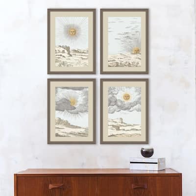 Paragon Sun Framed Art - Set of 4