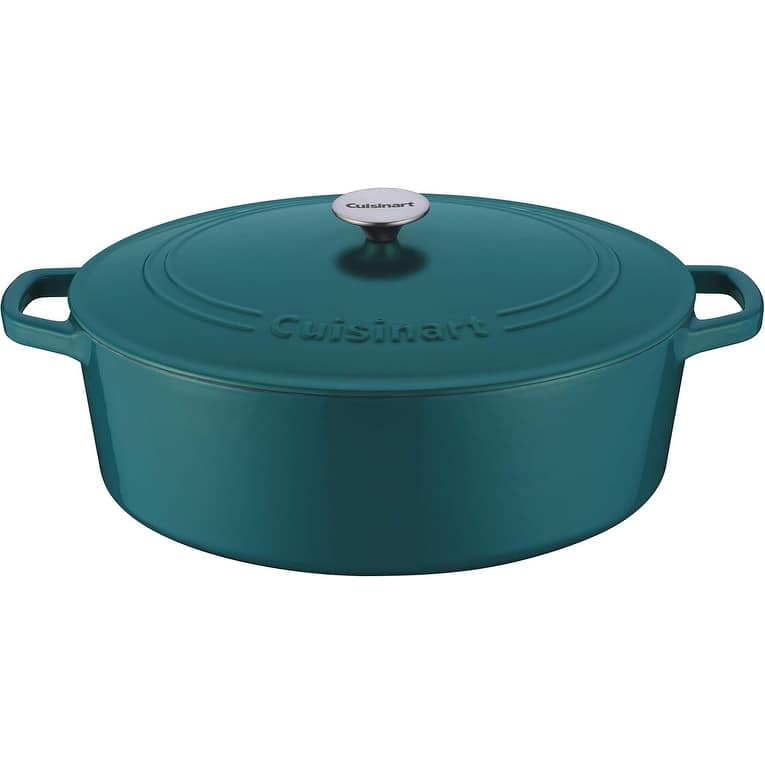 Cuisinart Chef's Classic 7-Quart Enameled Cast Iron Oval Covered Casserole